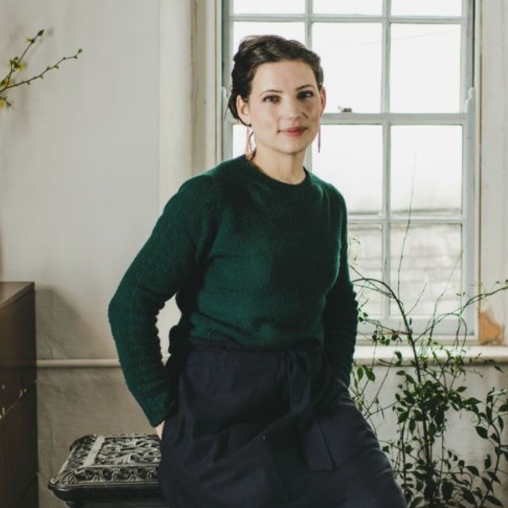 TOAST cashmere blend green sweater size L